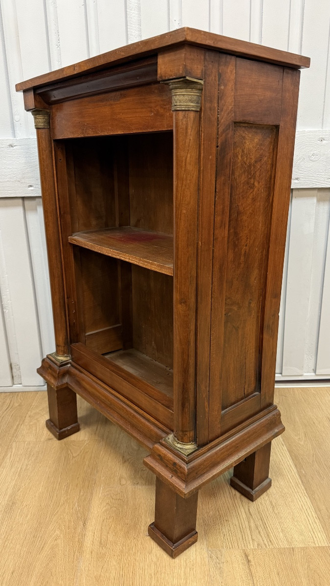 Empire Style Walnut Bookcase-photo-2
