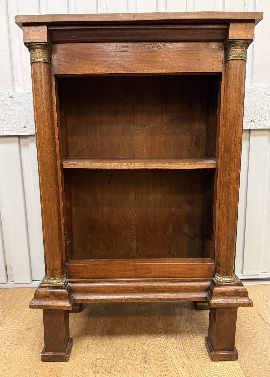 Empire Style Walnut Bookcase-photo-3