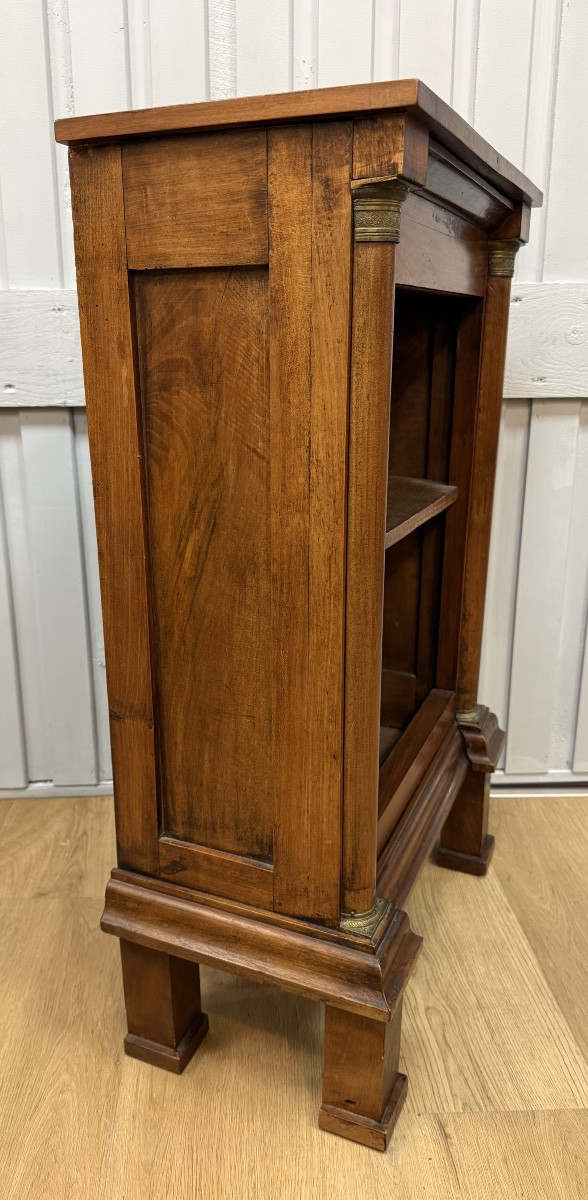 Empire Style Walnut Bookcase-photo-4