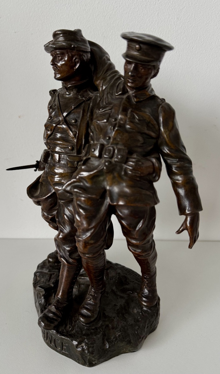 l alliance , sculpture en bronze-photo-2