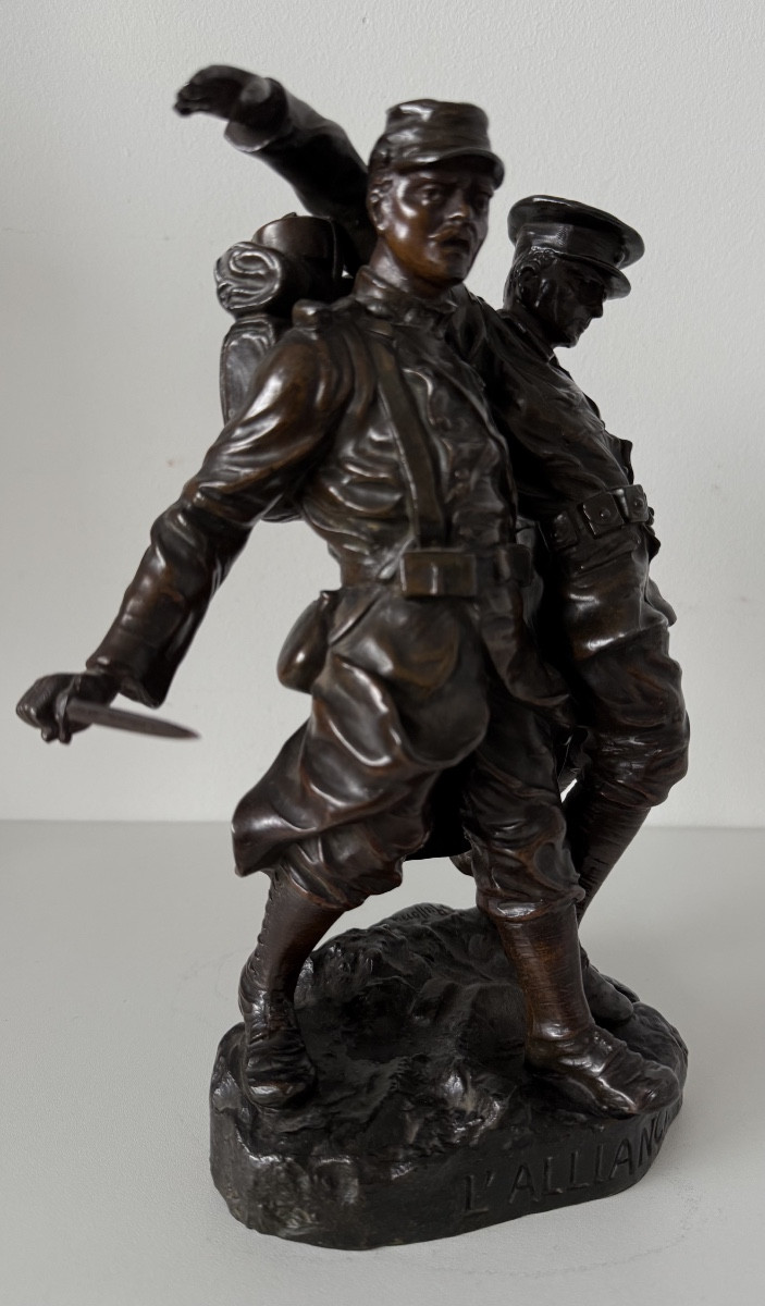 l alliance , sculpture en bronze-photo-5