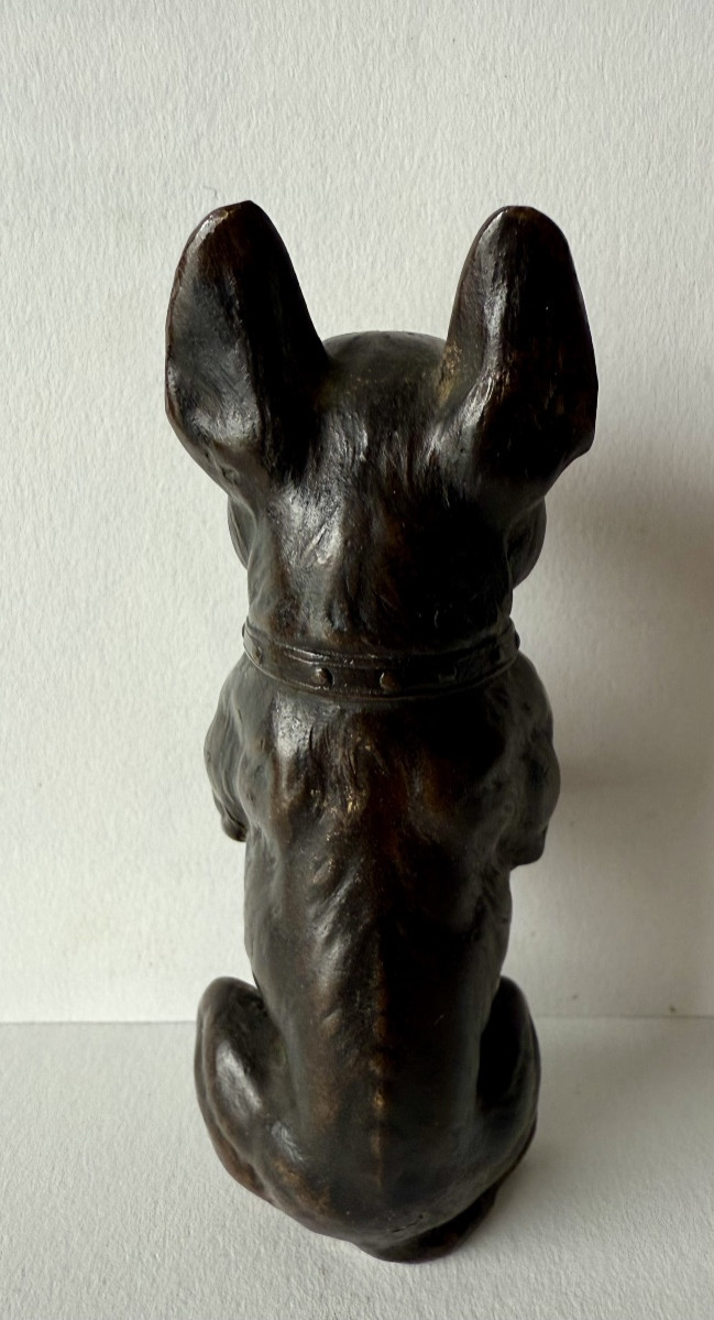 Small Bronze Depicting A Bulldog-photo-4