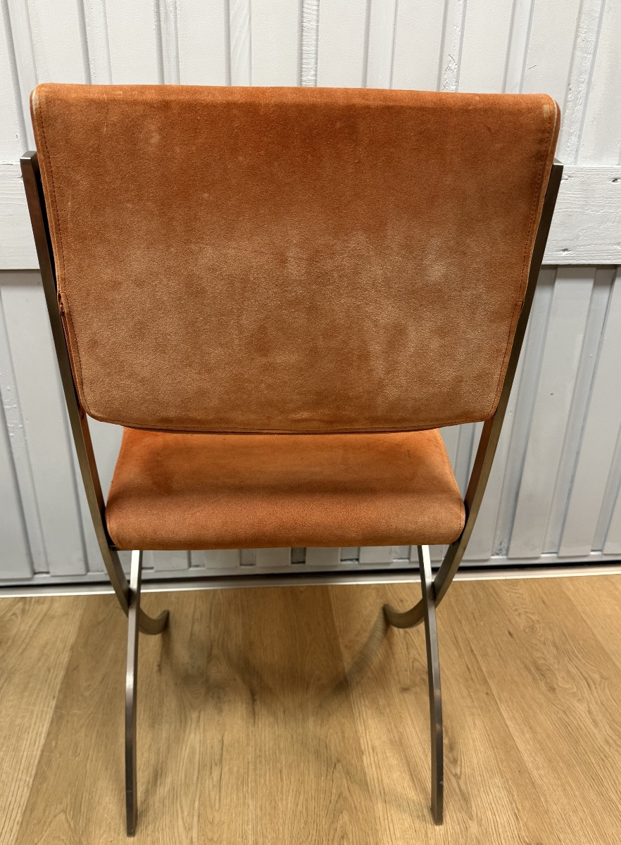 Suite de 4 chaise Paul Legeard-photo-7