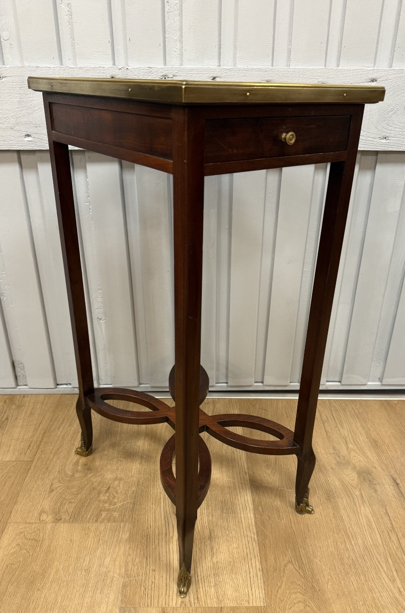 Petite table d appoint en acajou-photo-4