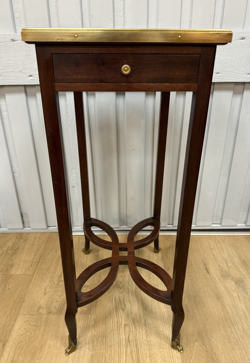 Petite table d appoint en acajou-photo-1