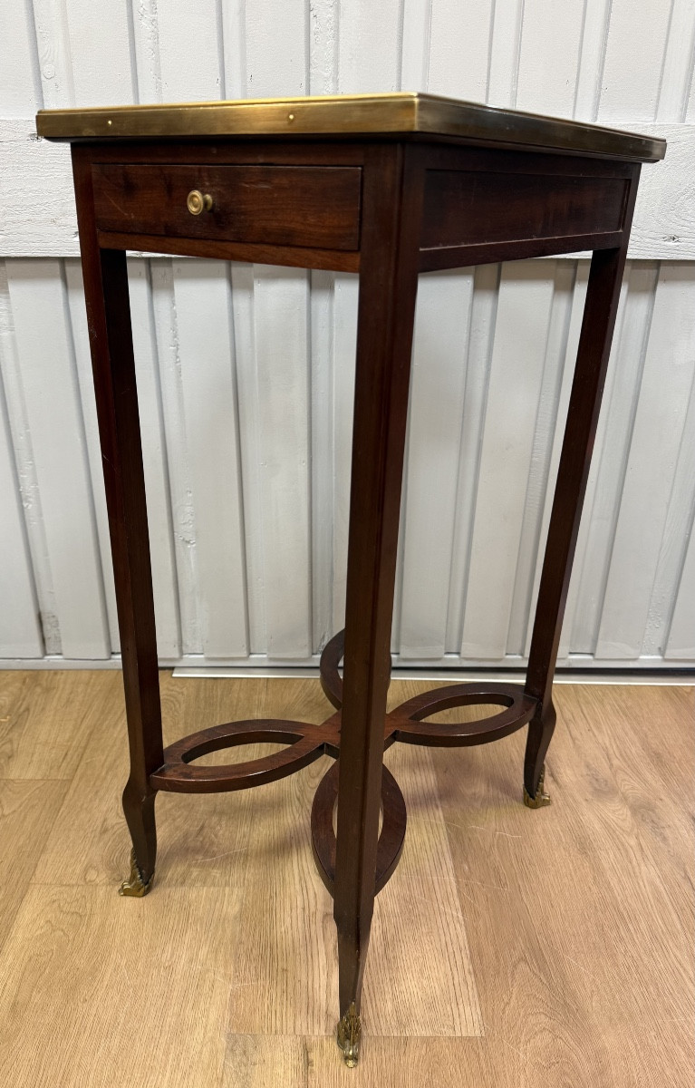 Petite table d appoint en acajou-photo-2