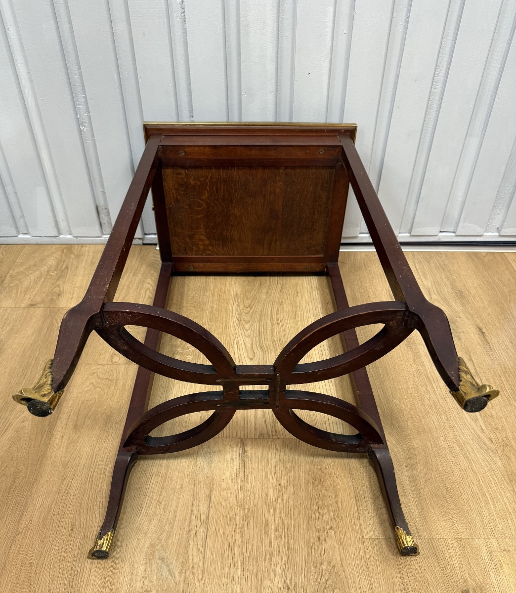 Petite table d appoint en acajou-photo-6