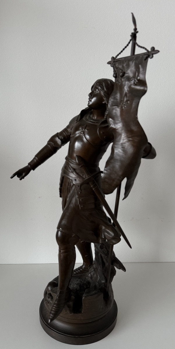 Jeanne D’arc,  Sculpture en bronze-photo-2