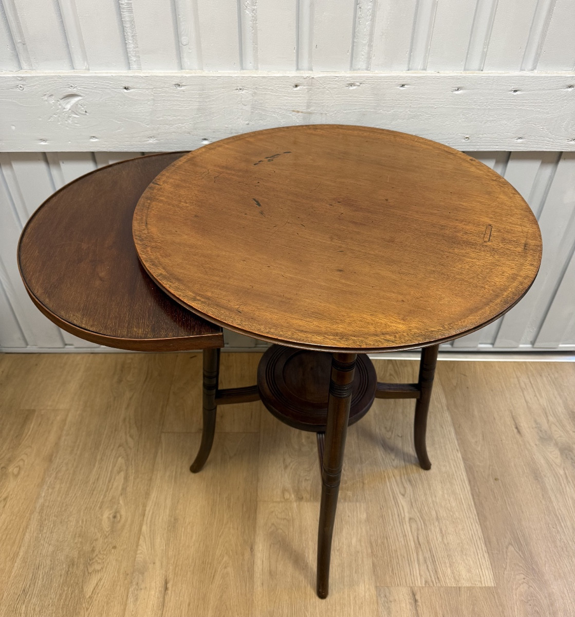 Table d appoint en acajou-photo-1