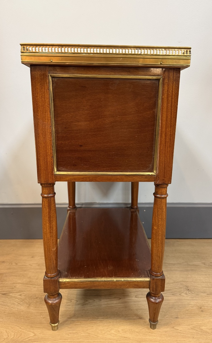 Table chiffonnière en acajou-photo-1