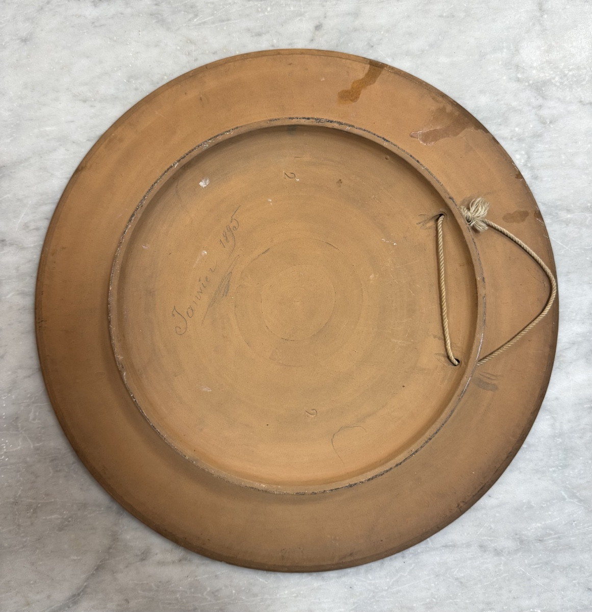 Large Platters Decorated With Flowers -photo-3