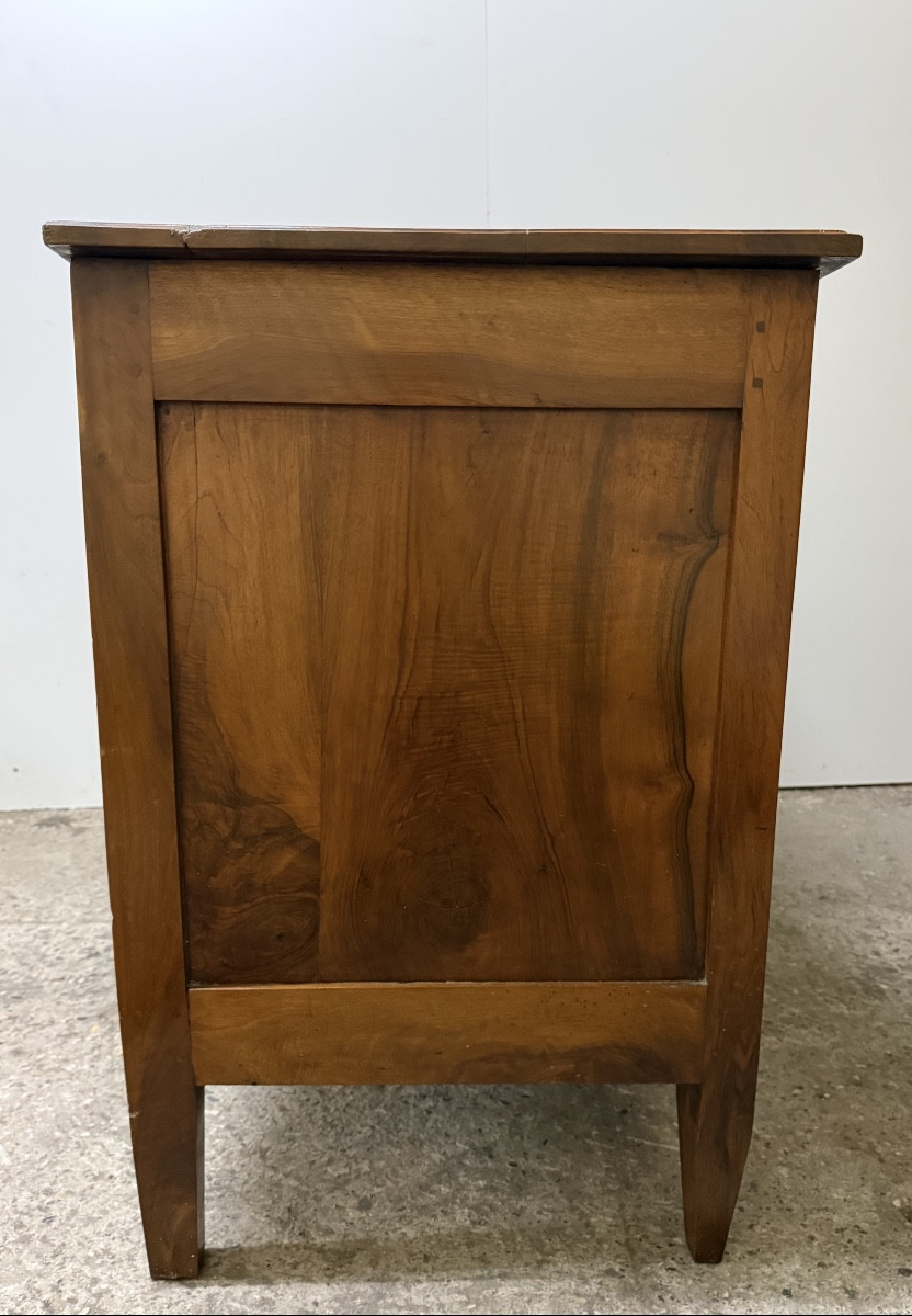 Commode en noyer de style Louis XVI-photo-1