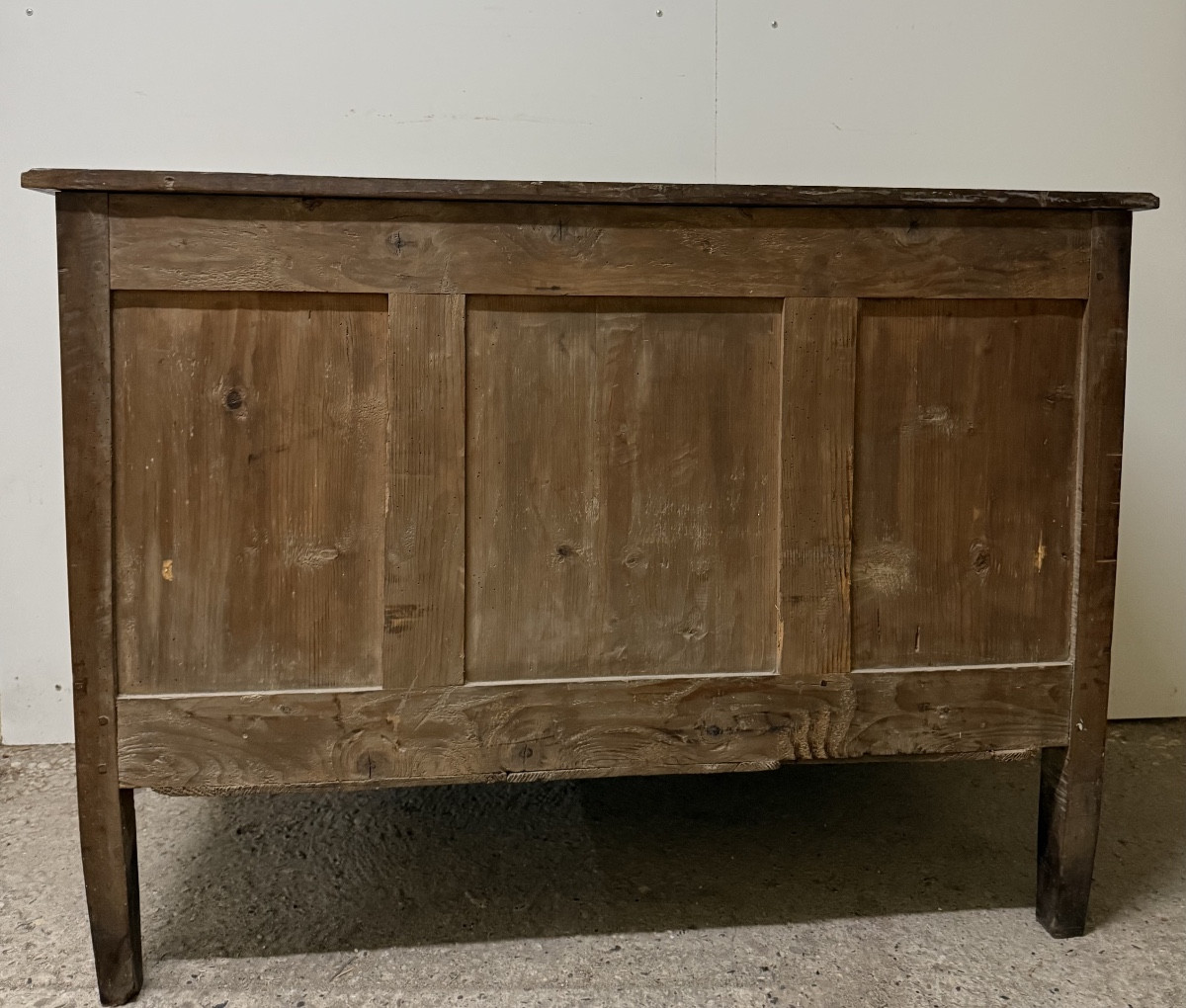 Commode en noyer de style Louis XVI-photo-2