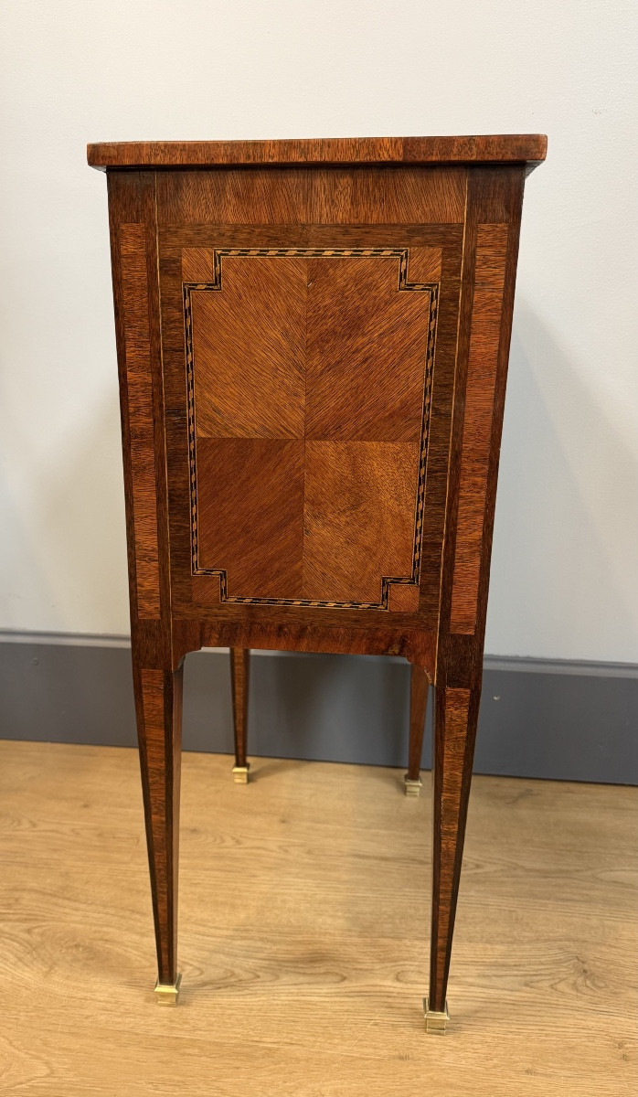 Table chiffonnière marquetée-photo-3