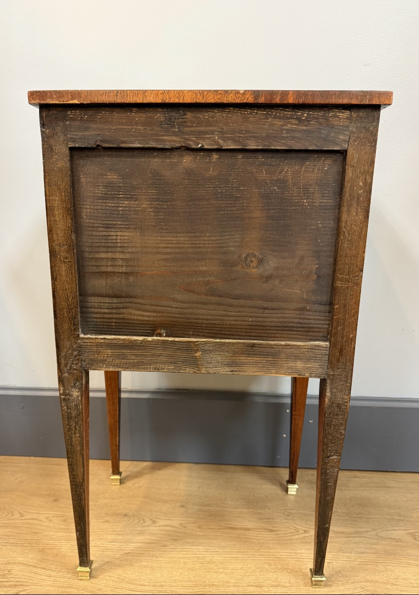 Table chiffonnière marquetée-photo-4