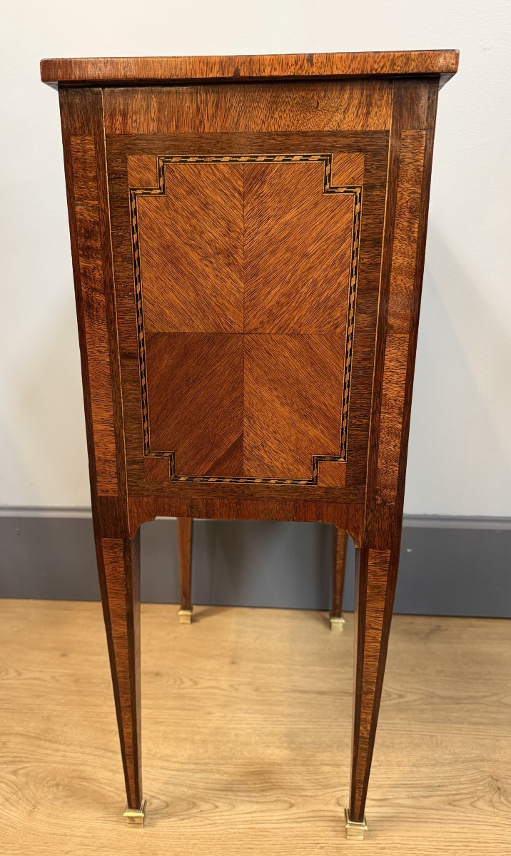 Table chiffonnière marquetée-photo-5