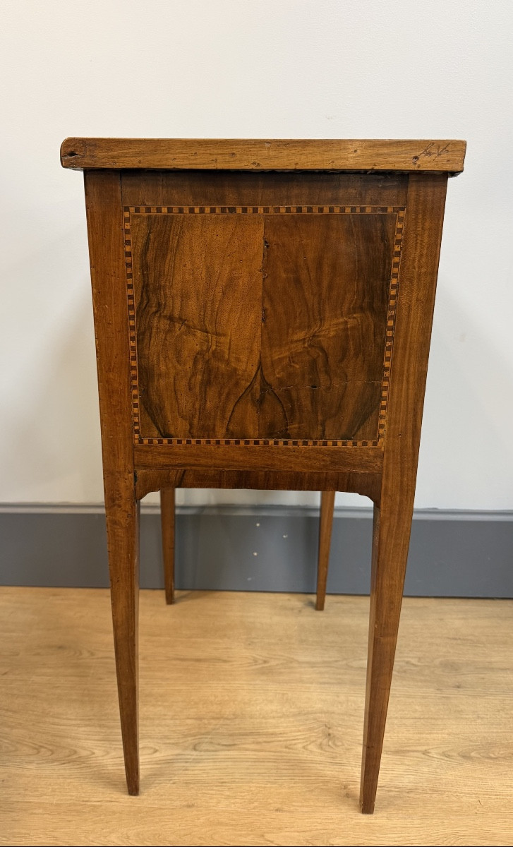 Table chiffonnière marquetée-photo-4