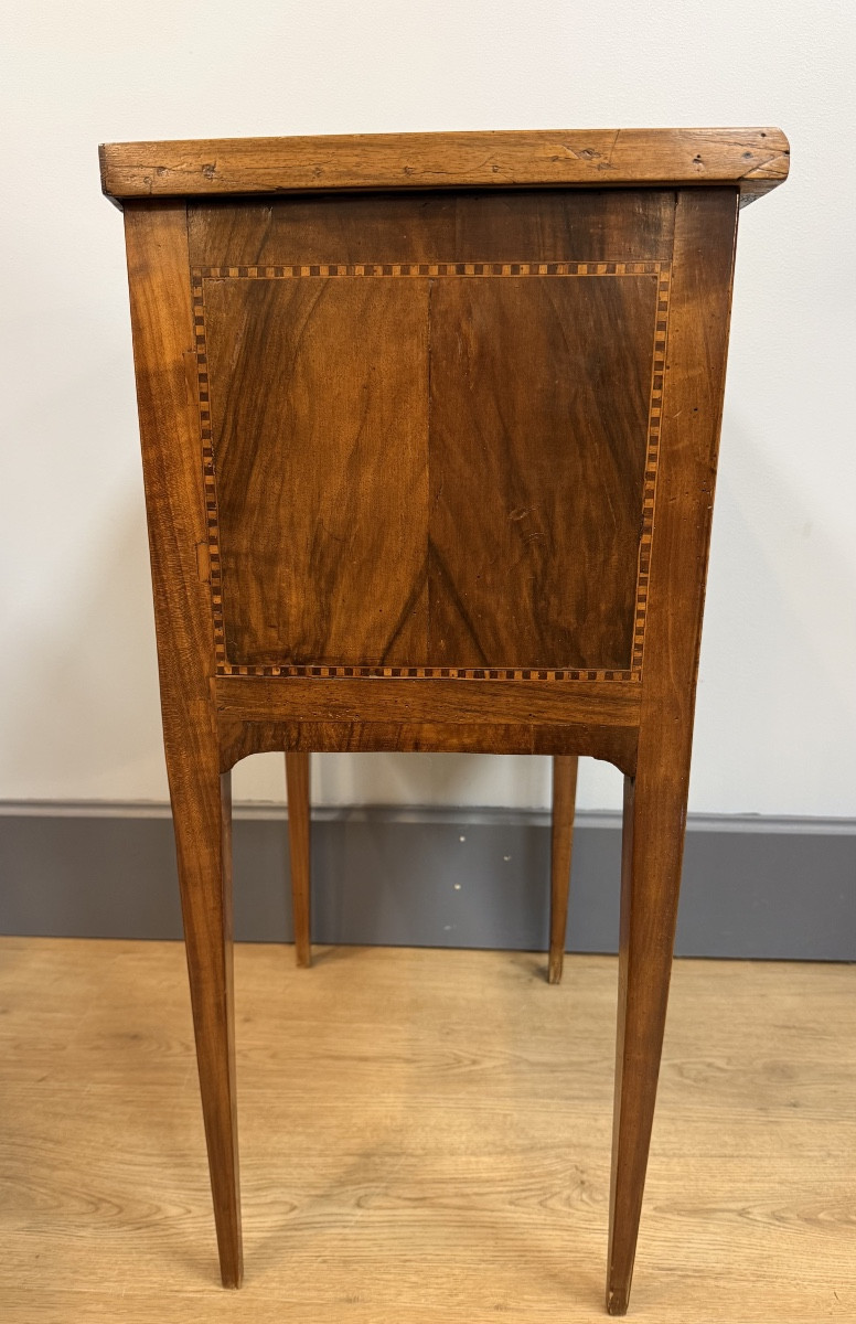 Table chiffonnière marquetée-photo-2