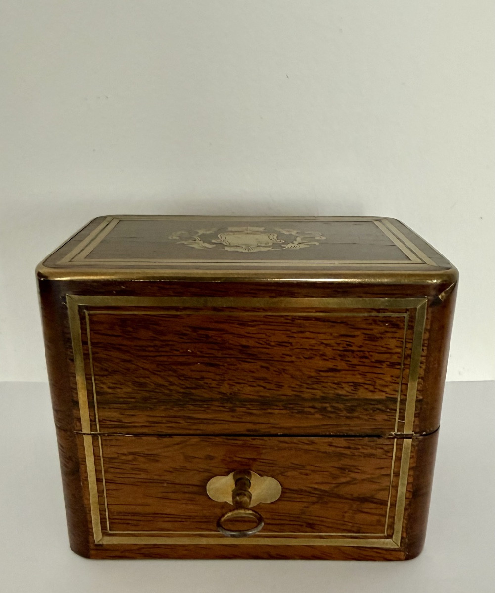 Coffret à parfum d époque Napoléon III-photo-2