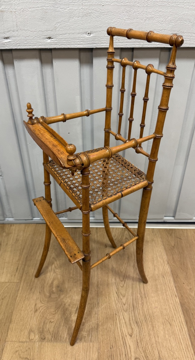 petite chaise haute de poupée-photo-4