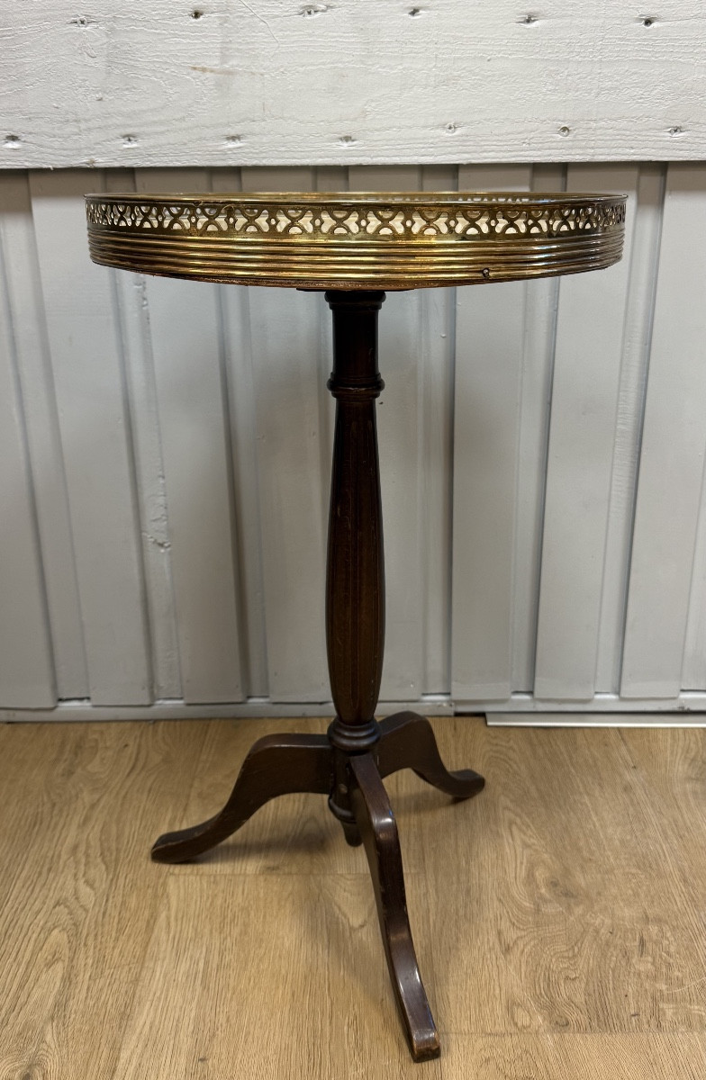 Petit guéridon  de style Louis XVI -photo-2