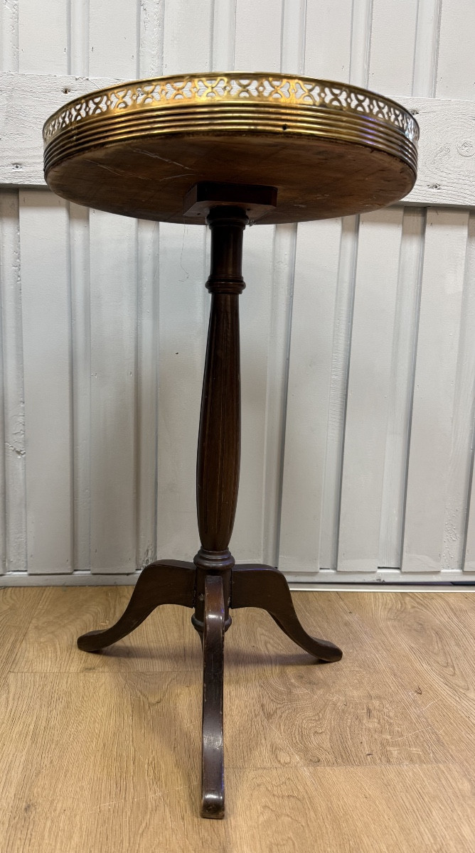 Petit guéridon  de style Louis XVI -photo-1