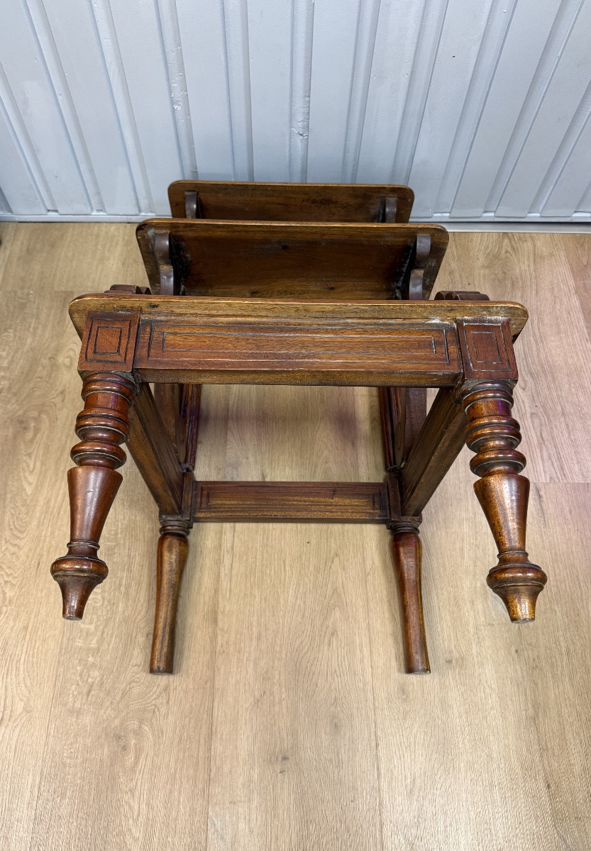 escabeau de bibliothèque de style anglais-photo-6