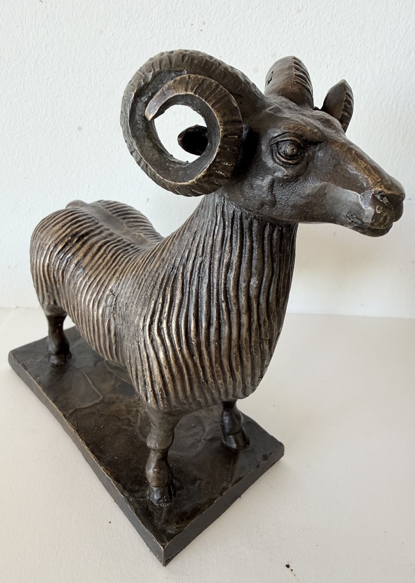 Belier , Bronze Print