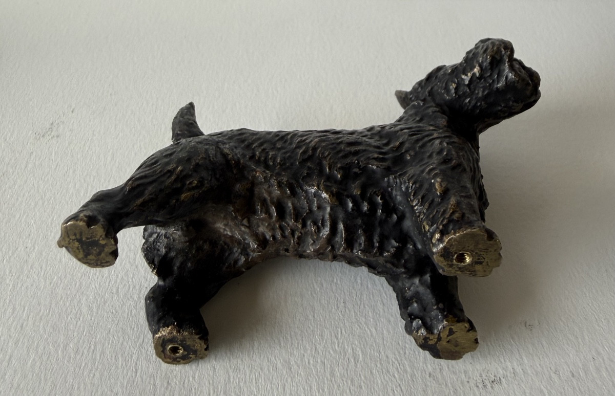 Scottish Terrier In Bronze-photo-6