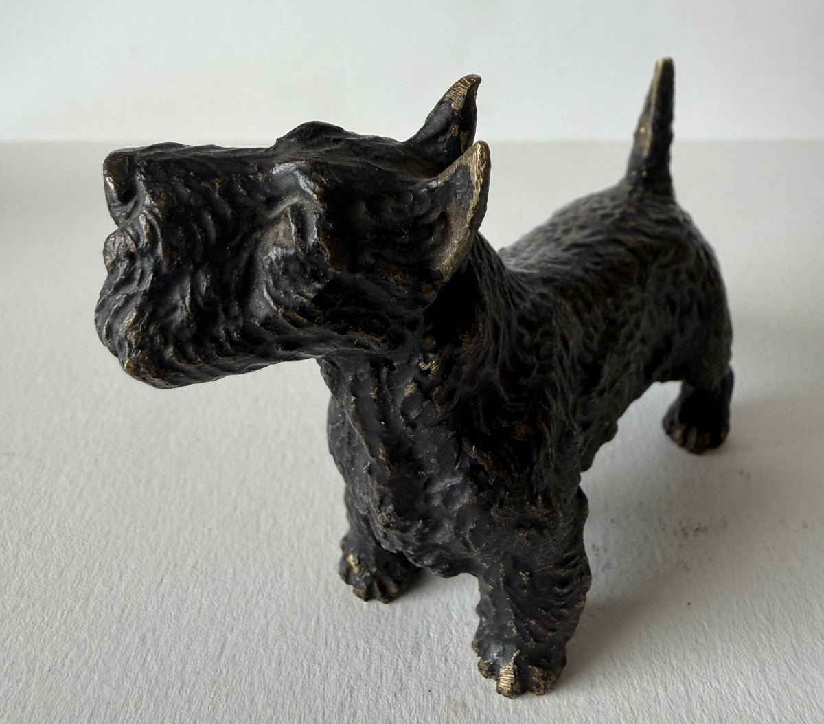 Scottish Terrier In Bronze-photo-8