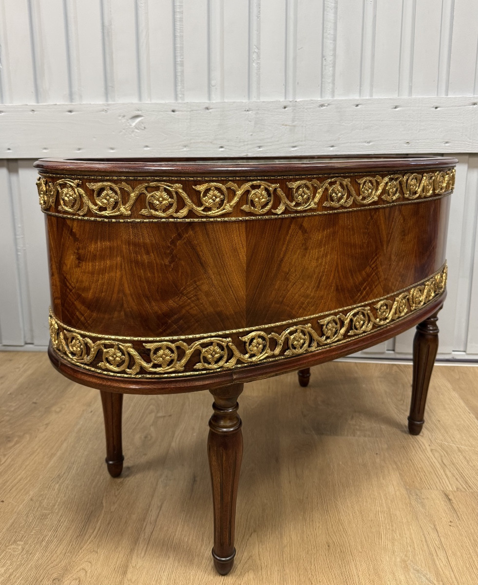 Jardinière de style Louis XVI en acajou-photo-2