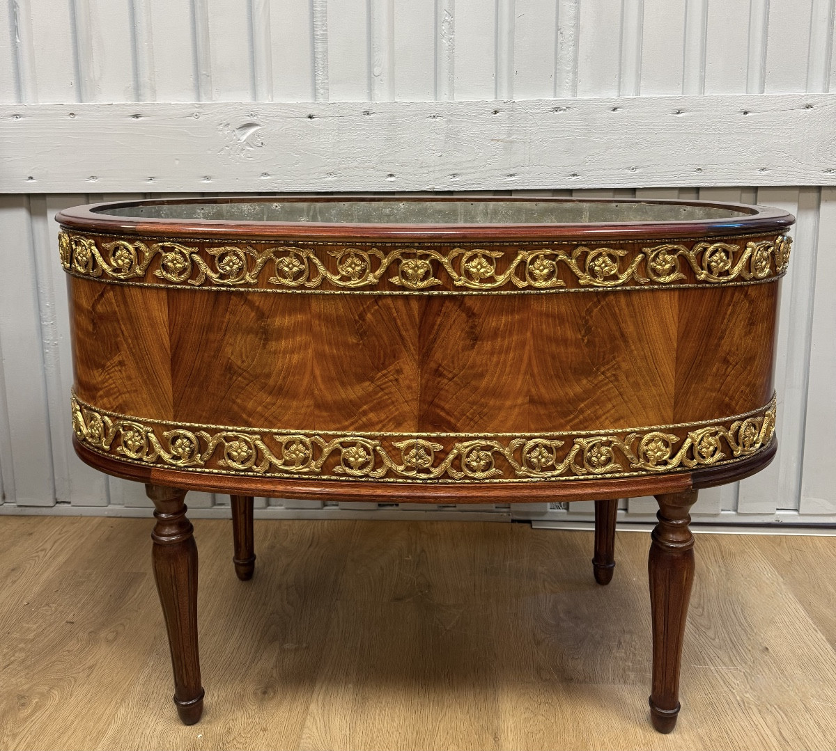 Jardinière de style Louis XVI en acajou-photo-2