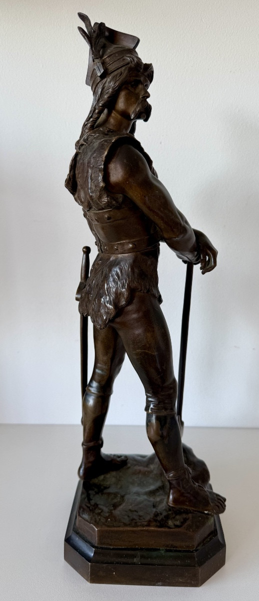Vercingétorix, Bronze Signed Debut-photo-3