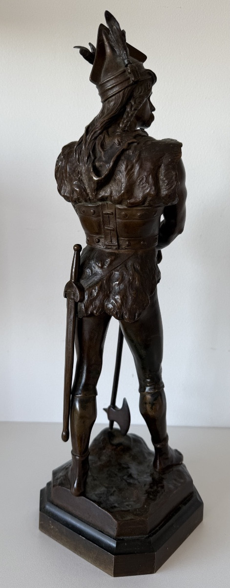 Vercingétorix, Bronze Signed Debut-photo-4