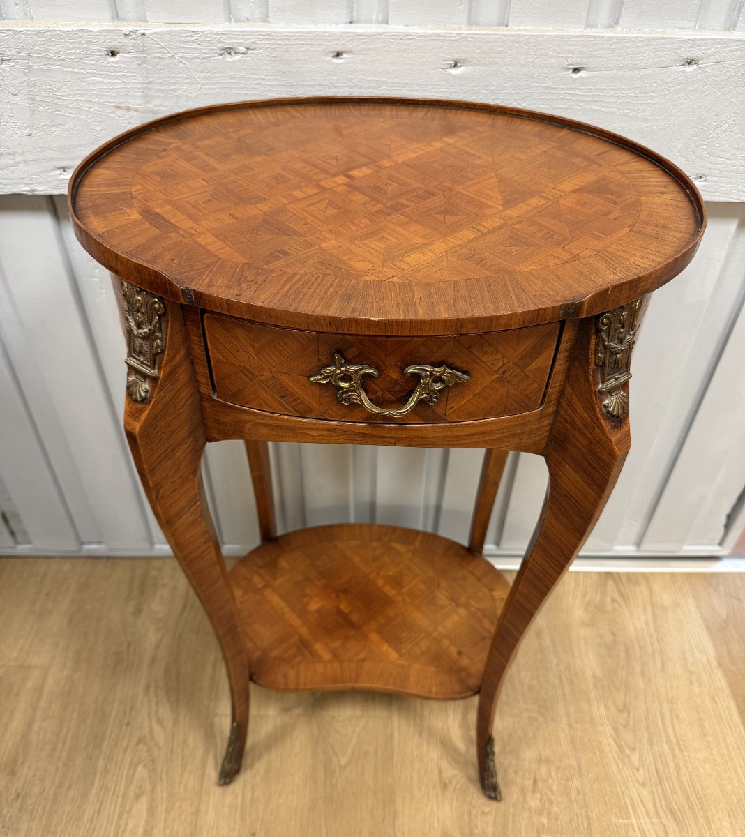 Small Louis XV Style Side Table-photo-7