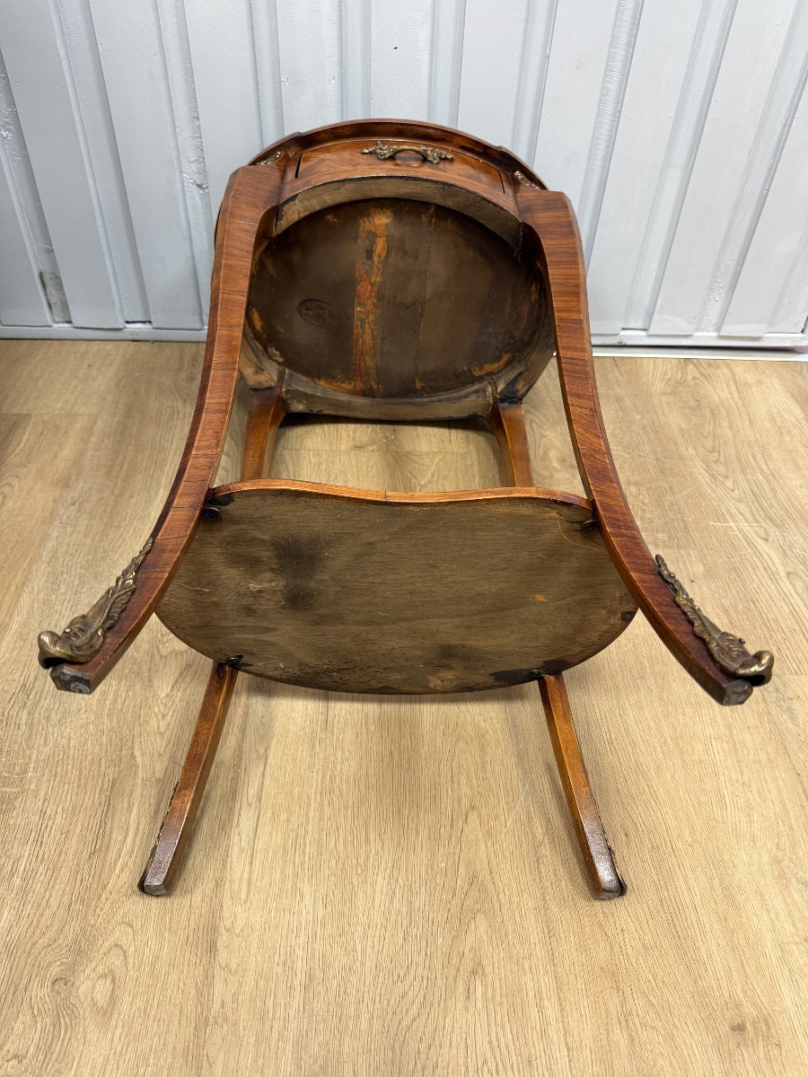 Small Louis XV Style Side Table-photo-8
