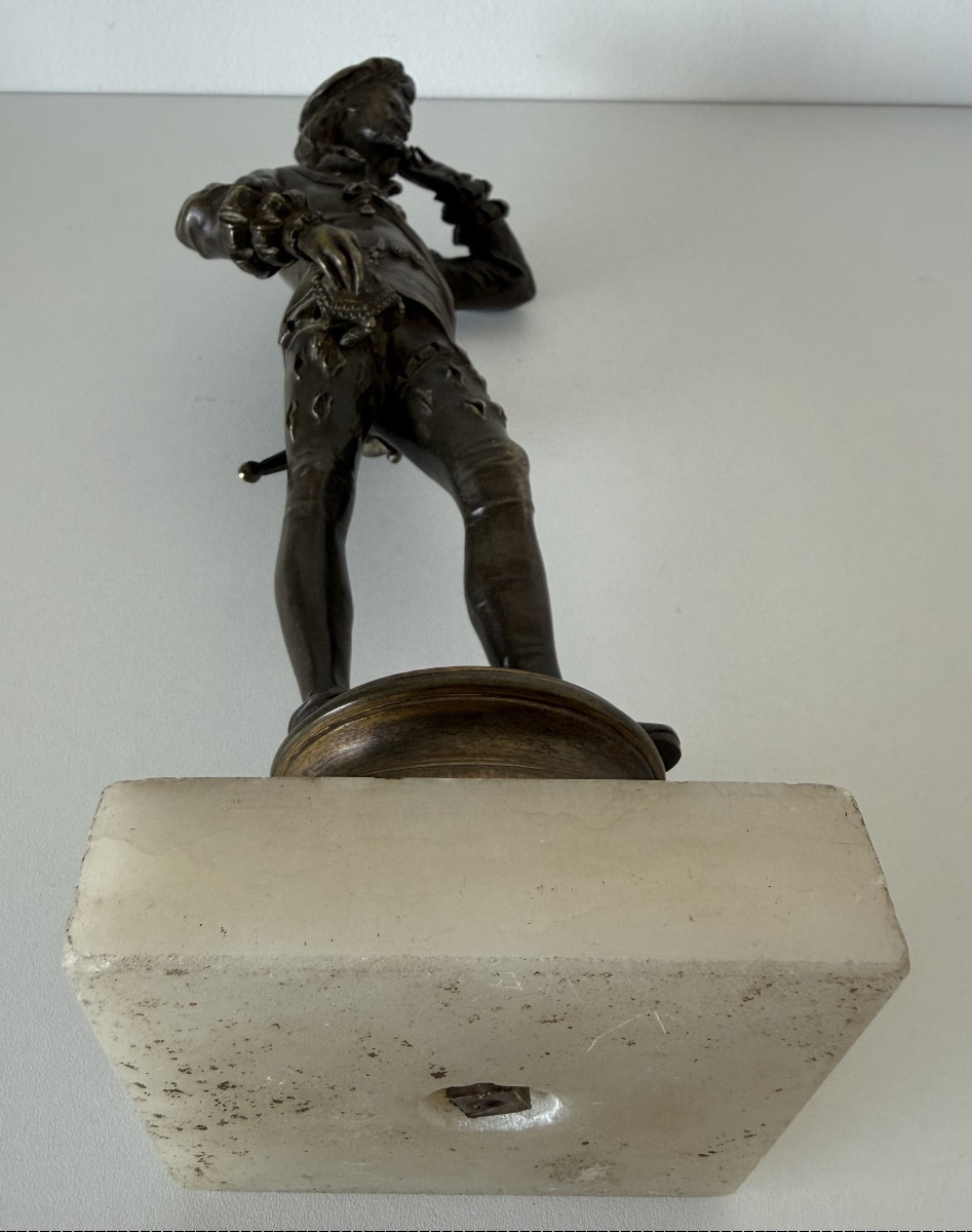 Sujet en bronze représentant un gentilhomme -photo-6