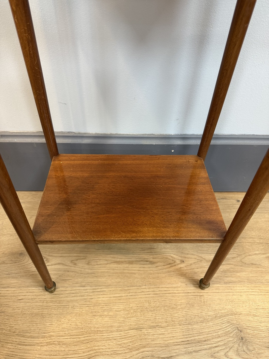 Pair Of Louis XVI Style Mahogany Bedside Tables-photo-7