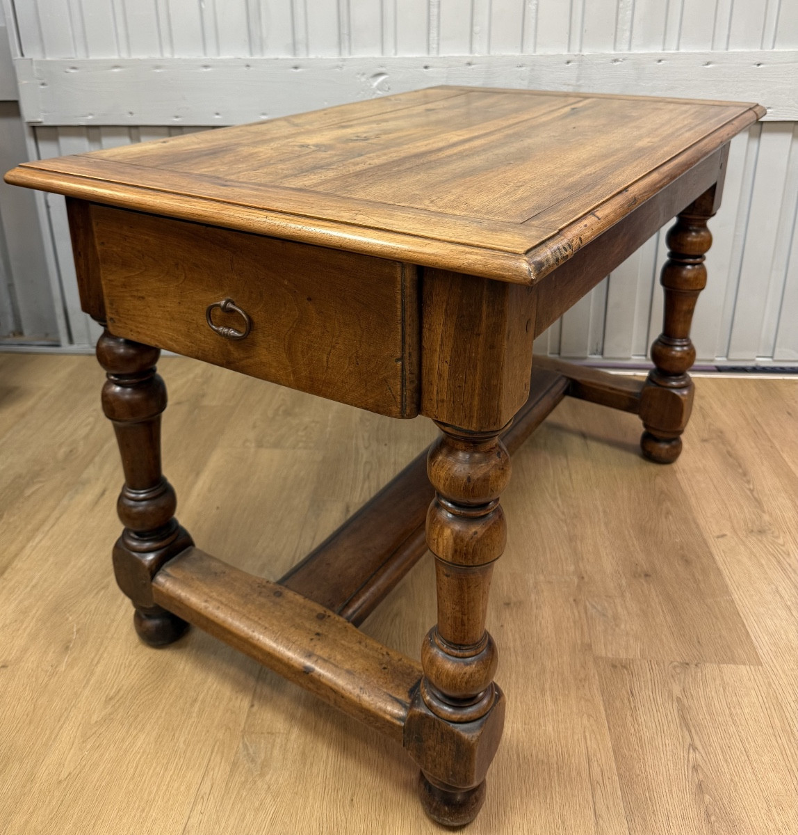 Louis XIII Style Walnut Table-photo-4
