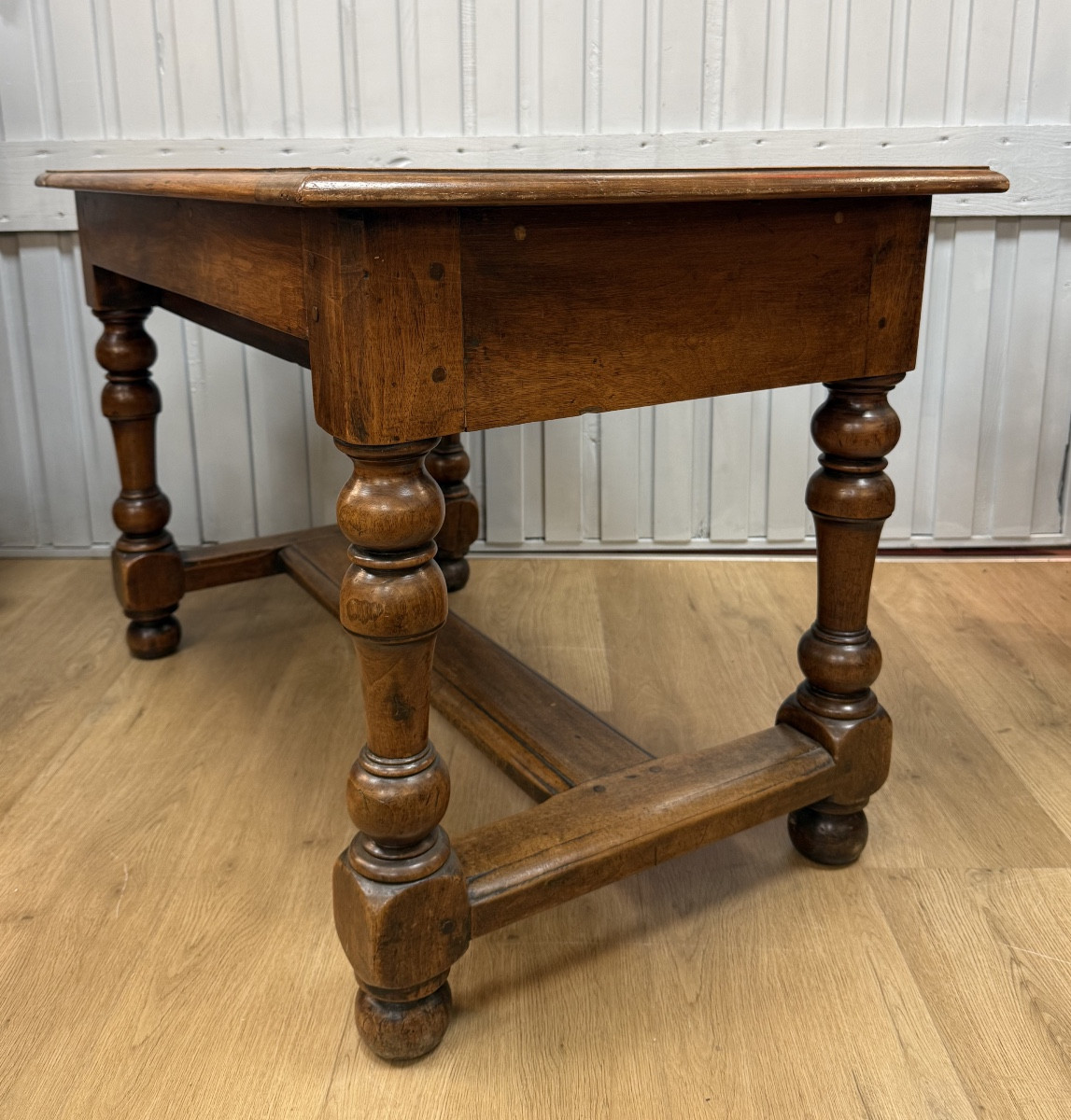 Louis XIII Style Walnut Table-photo-8