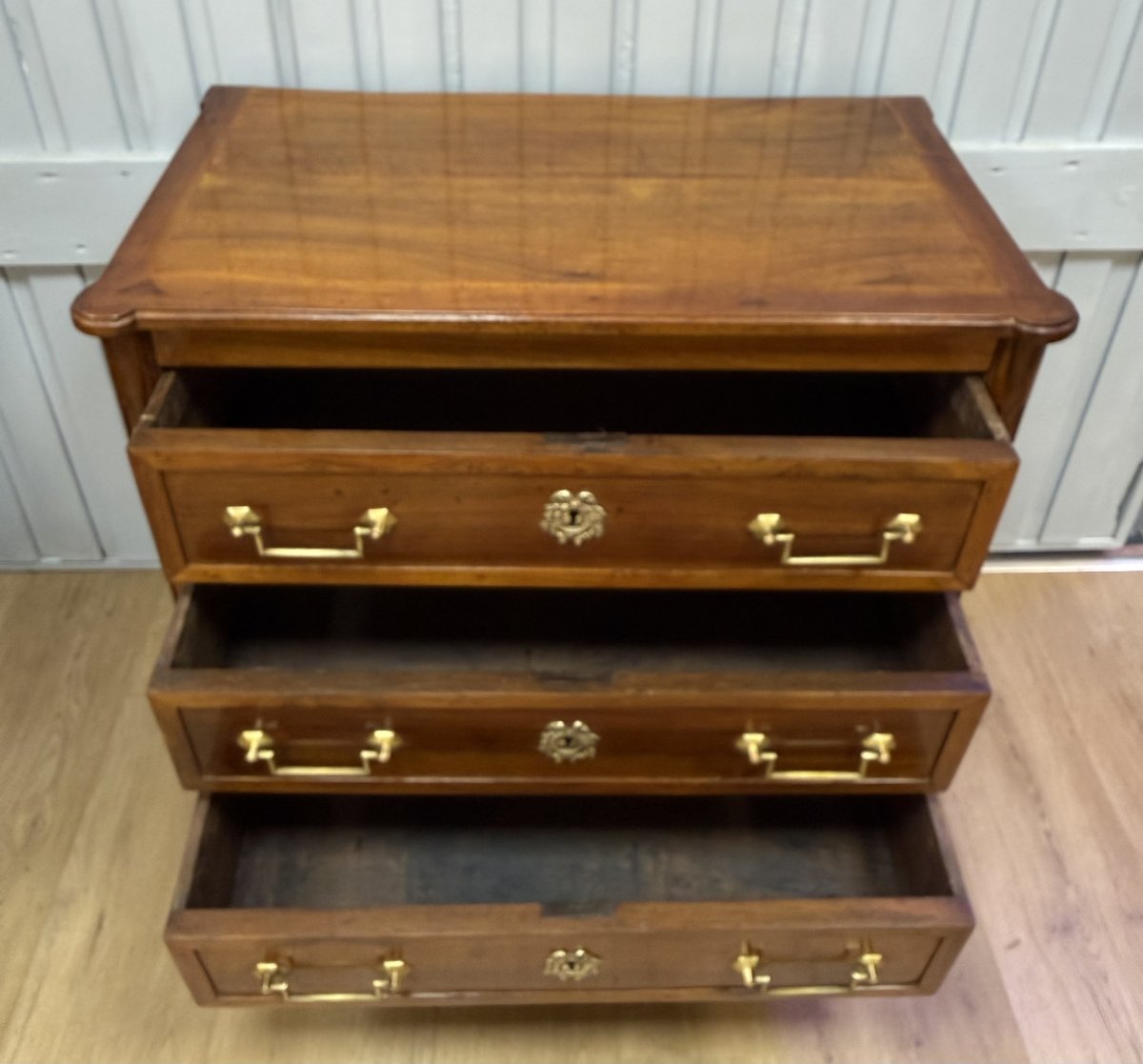 Louis XVI Style Small Chest Of Drawers-photo-3