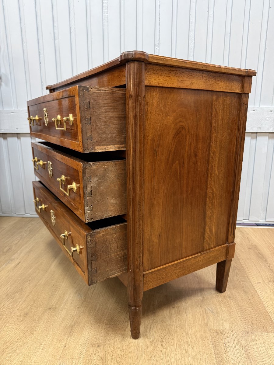 Louis XVI Style Small Chest Of Drawers-photo-1