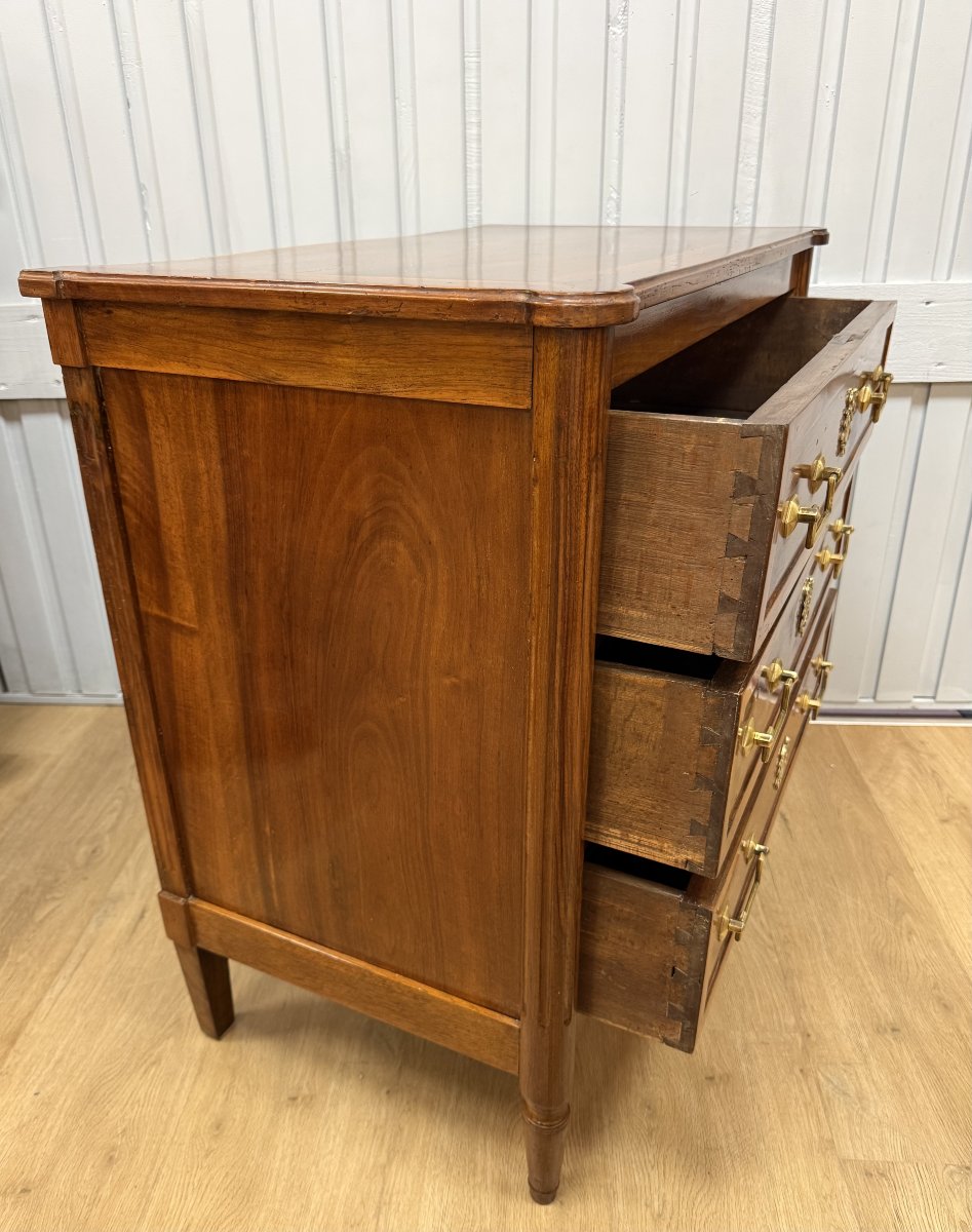 Louis XVI Style Small Chest Of Drawers-photo-8