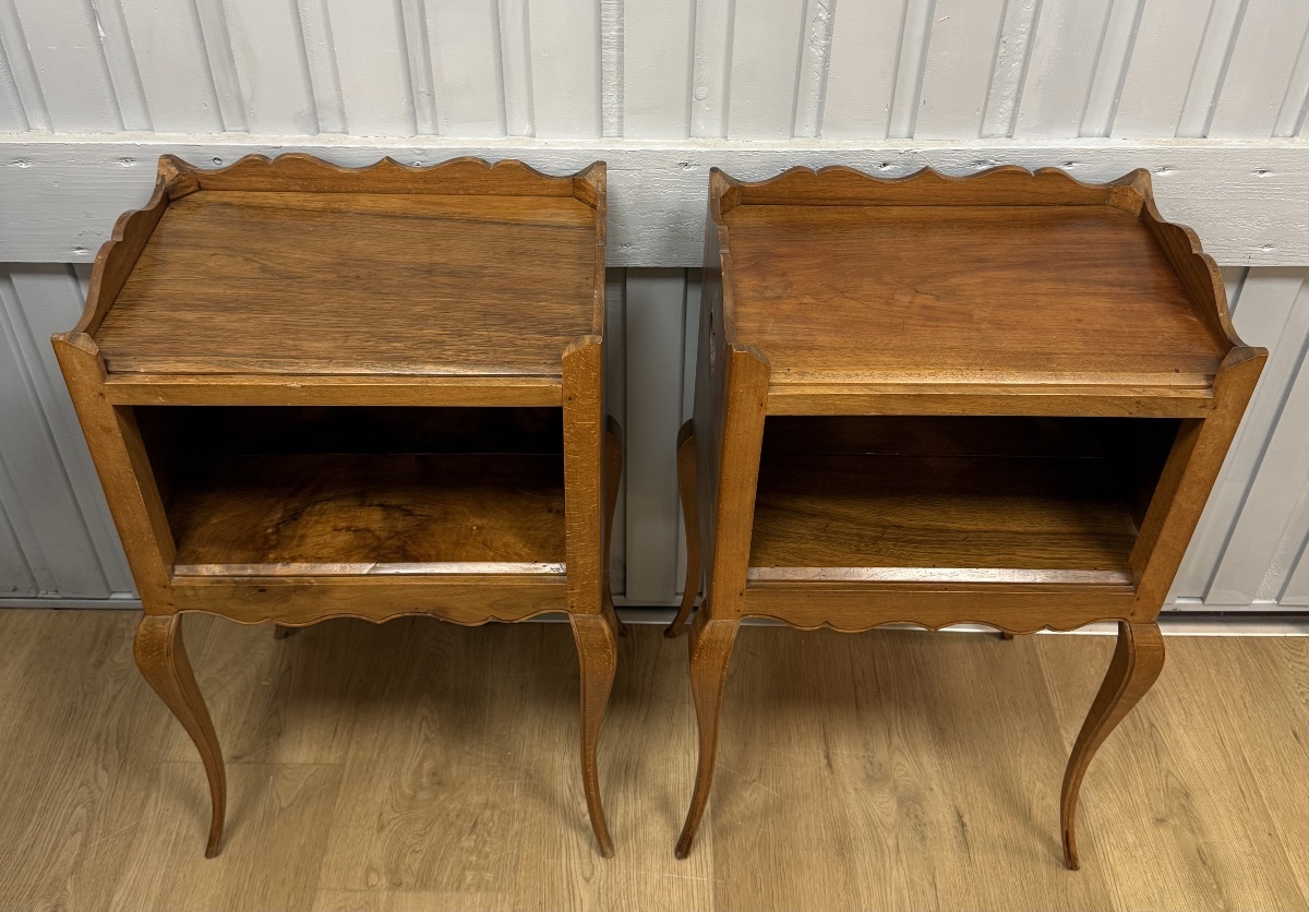 Pair Of Louis XVI-style Bedside Tables-photo-3