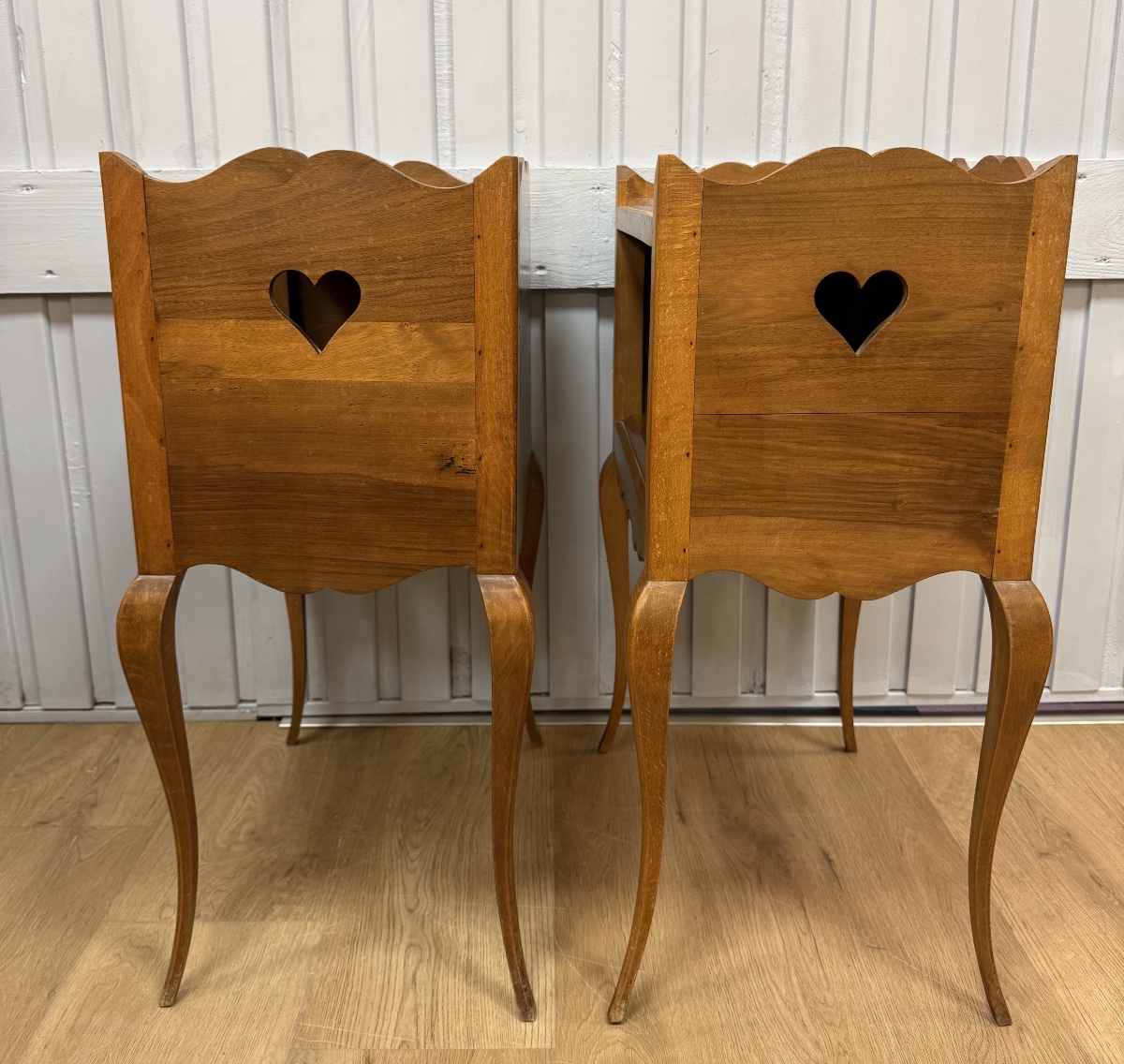 Pair Of Louis XVI-style Bedside Tables-photo-2
