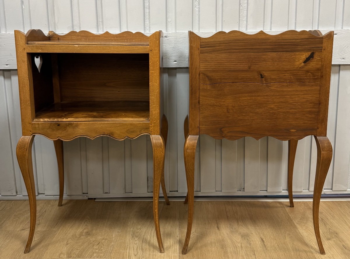 Pair Of Louis XVI-style Bedside Tables-photo-4