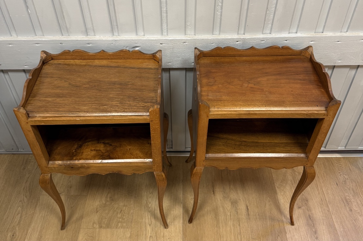 Pair Of Louis XVI-style Bedside Tables-photo-6