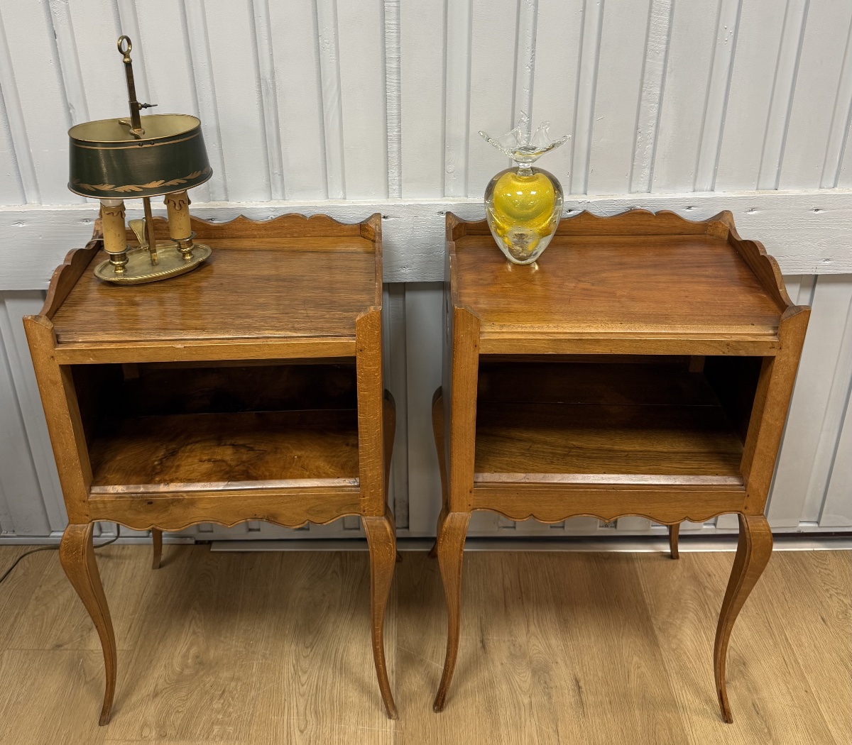 Pair Of Louis XVI-style Bedside Tables
