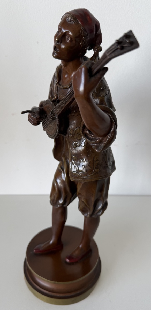 The Neapolitan Singer, Bronze Bust-photo-4