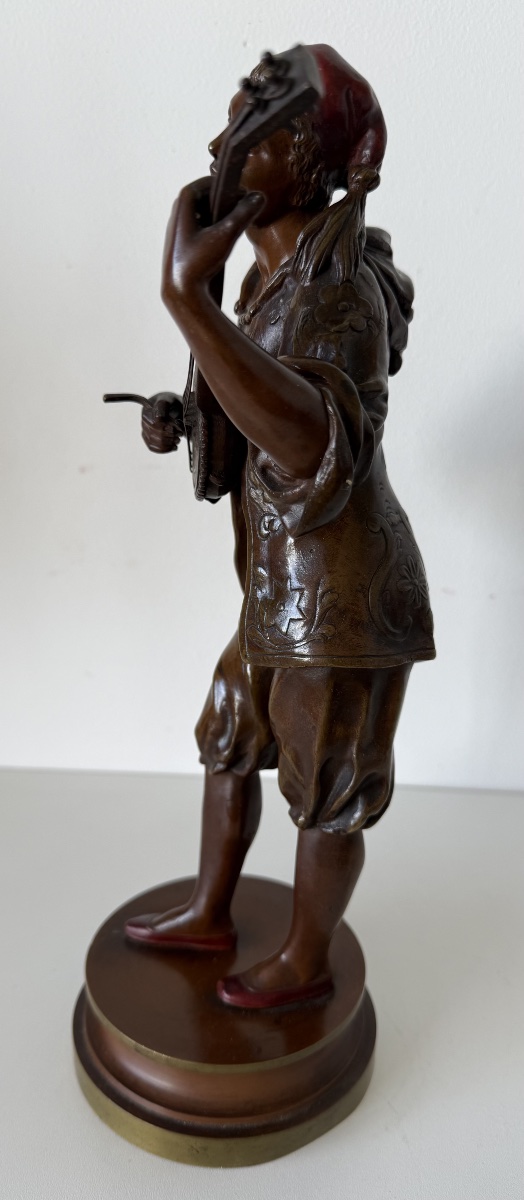 The Neapolitan Singer, Bronze Bust-photo-6